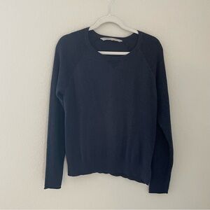 Athleta Pull Over Knit Sweater Navy Small